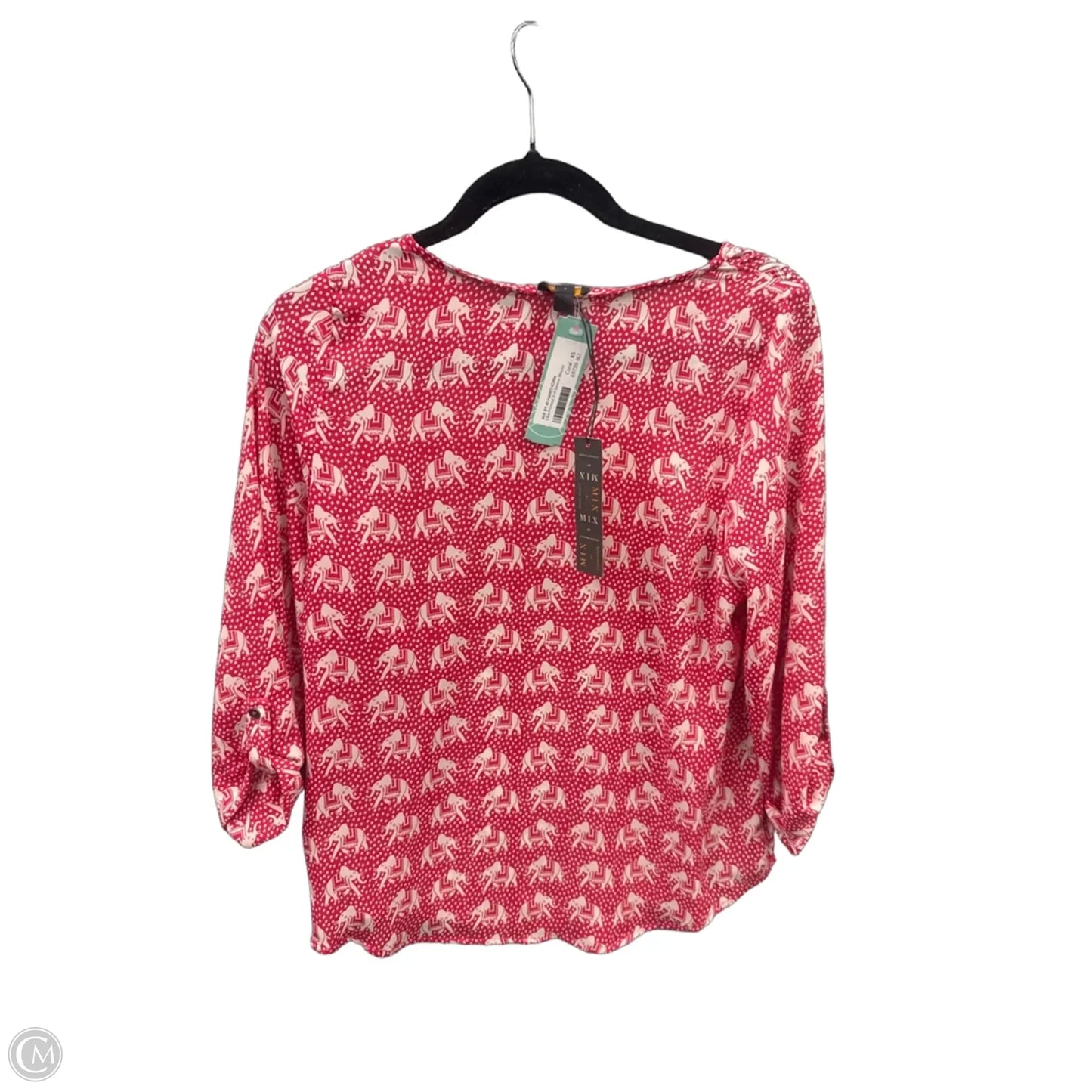 Top Long Sleeve By 41 Hawthorn In Pink, Size: Xs