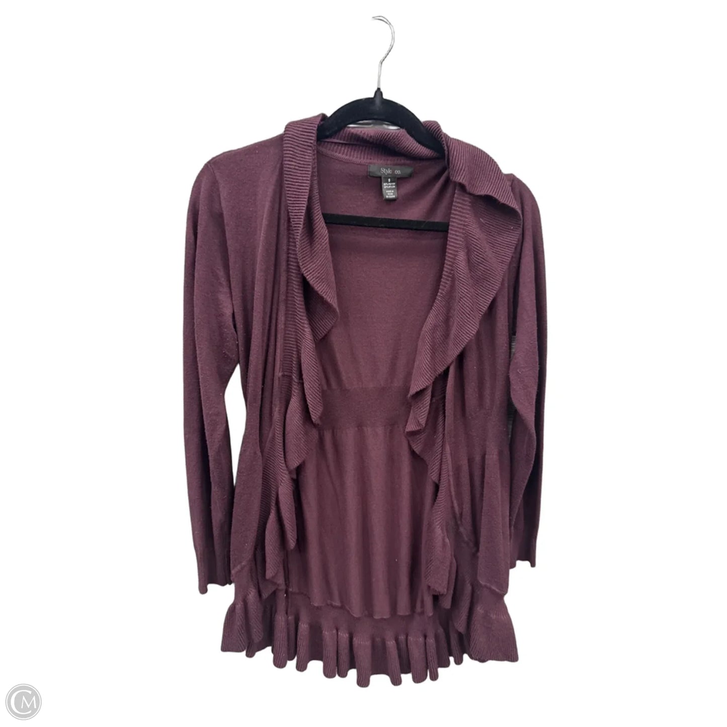 Cardigan By Style And Company In Purple, Size: S