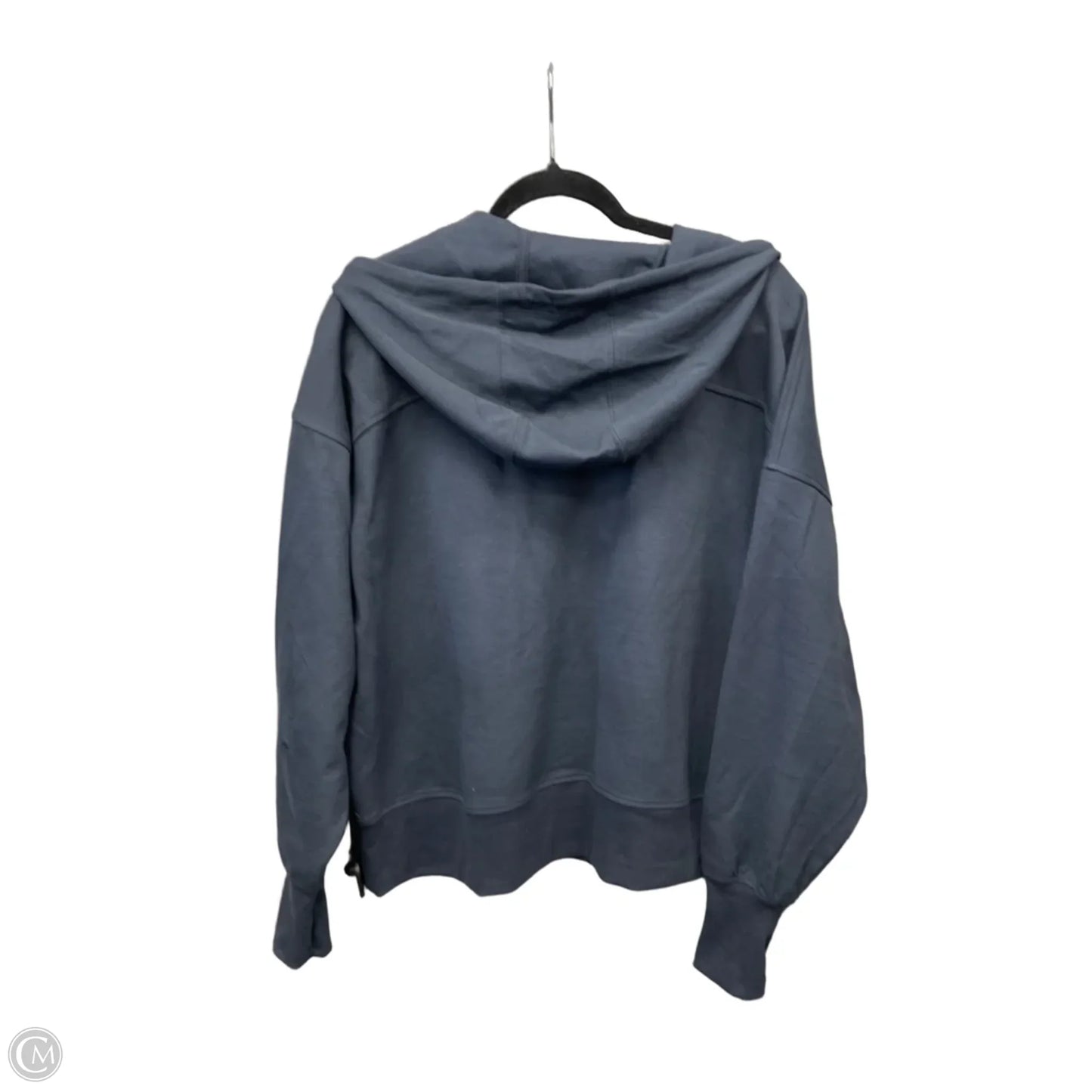 Athletic Top Long Sleeve Hoodie By Old Navy In Blue, Size: 2x