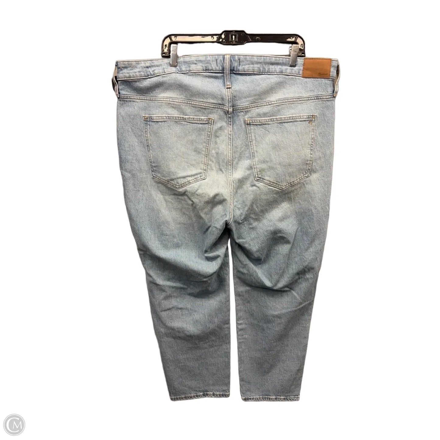 Jeans Wide Leg By Madewell In Blue Denim, Size: 20