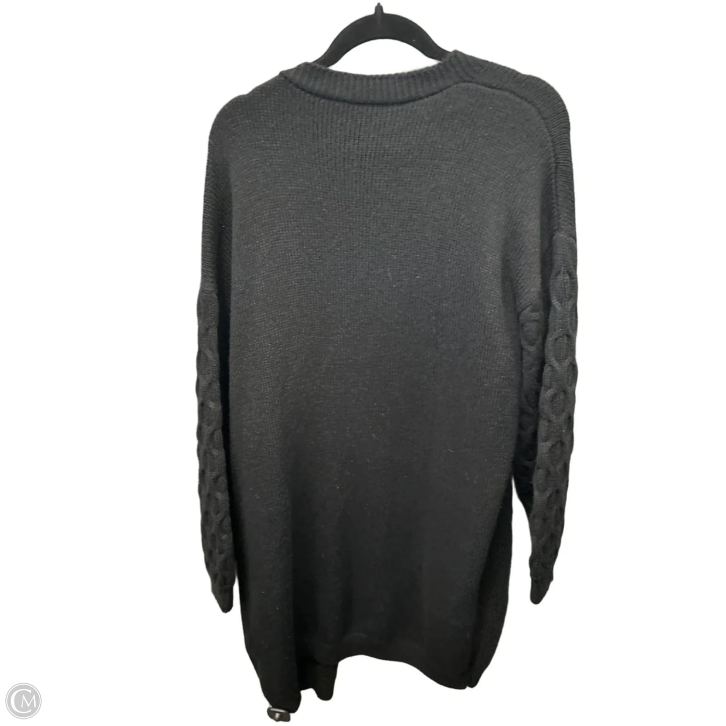 Sweater Cardigan By Clothes Mentor In Black, Size: Xl