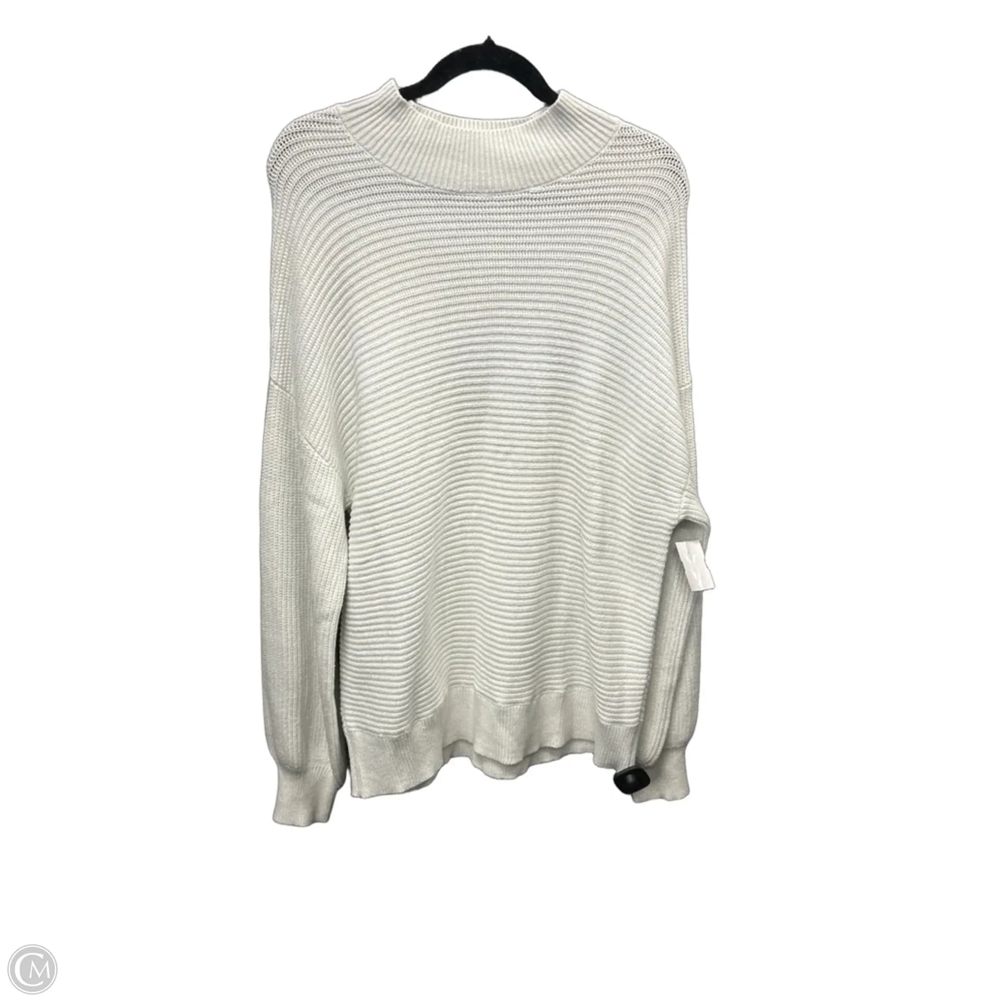 Sweater By Clothes Mentor In White, Size: L