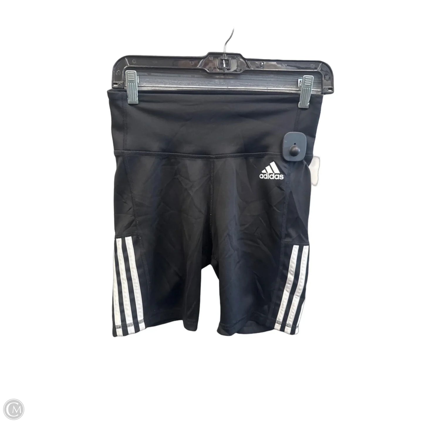 Athletic Shorts By Adidas In Black & White, Size: S