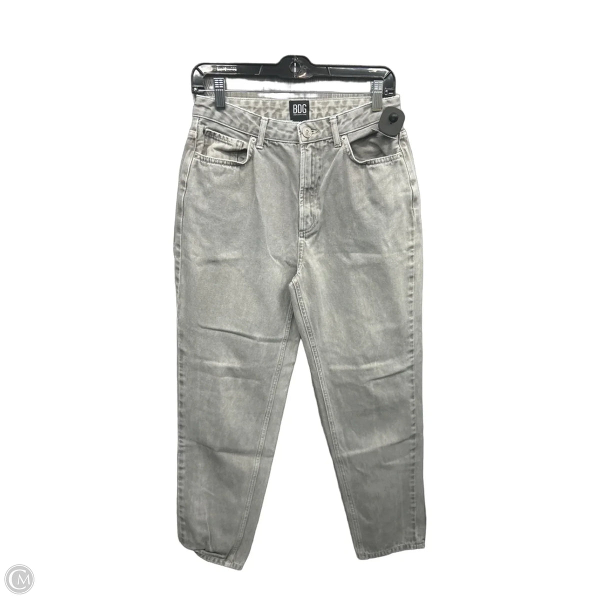 Jeans Cropped By Bdg In Grey Denim, Size: 6