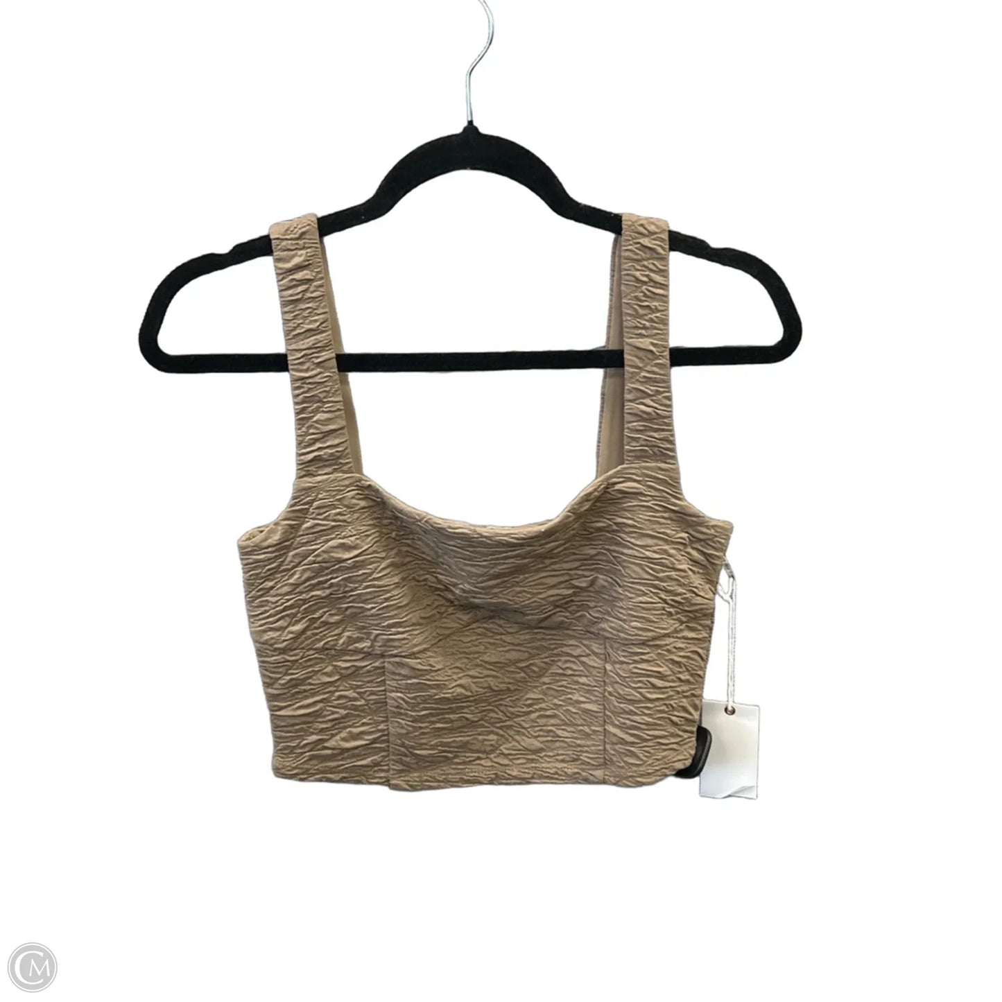 Top Sleeveless By Good American In Brown, Size: S