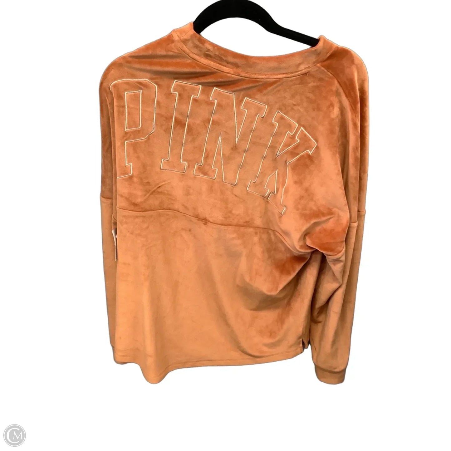 Top Long Sleeve By Pink In Orange, Size: S