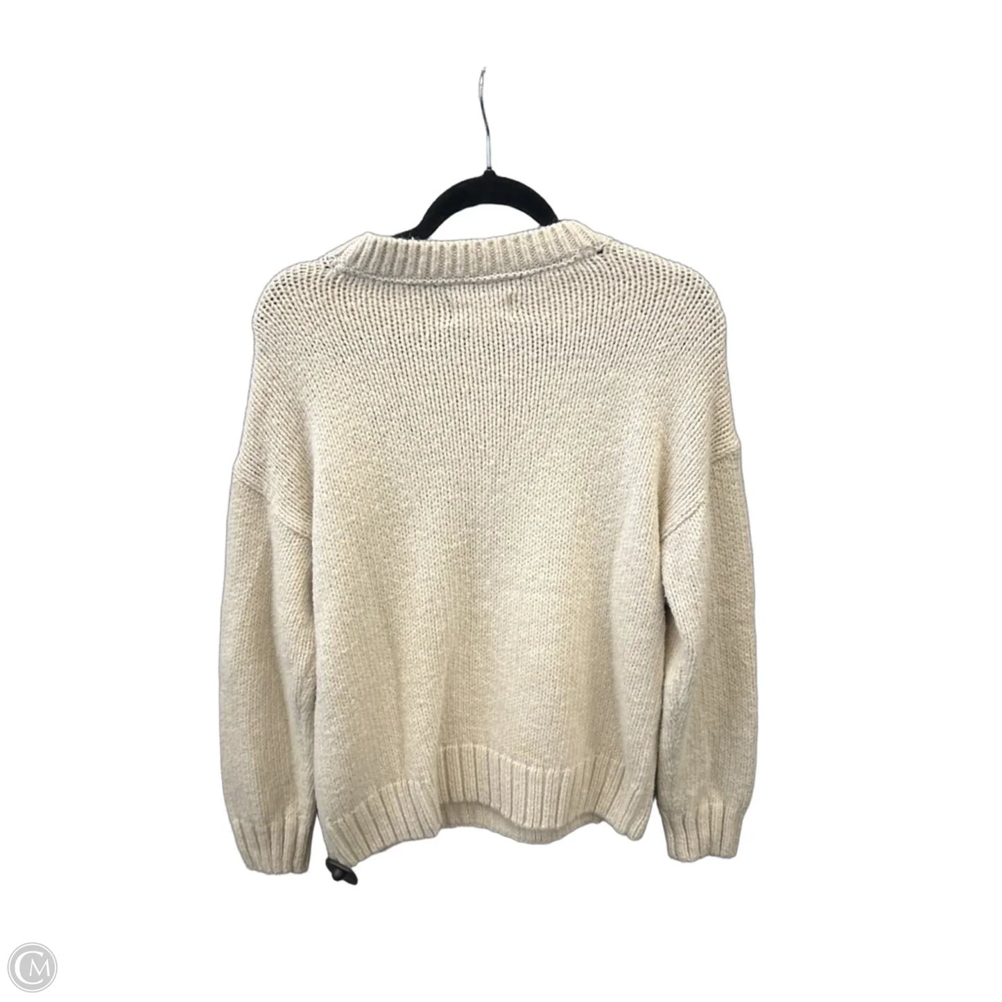 Sweater By Pink In Cream, Size: S