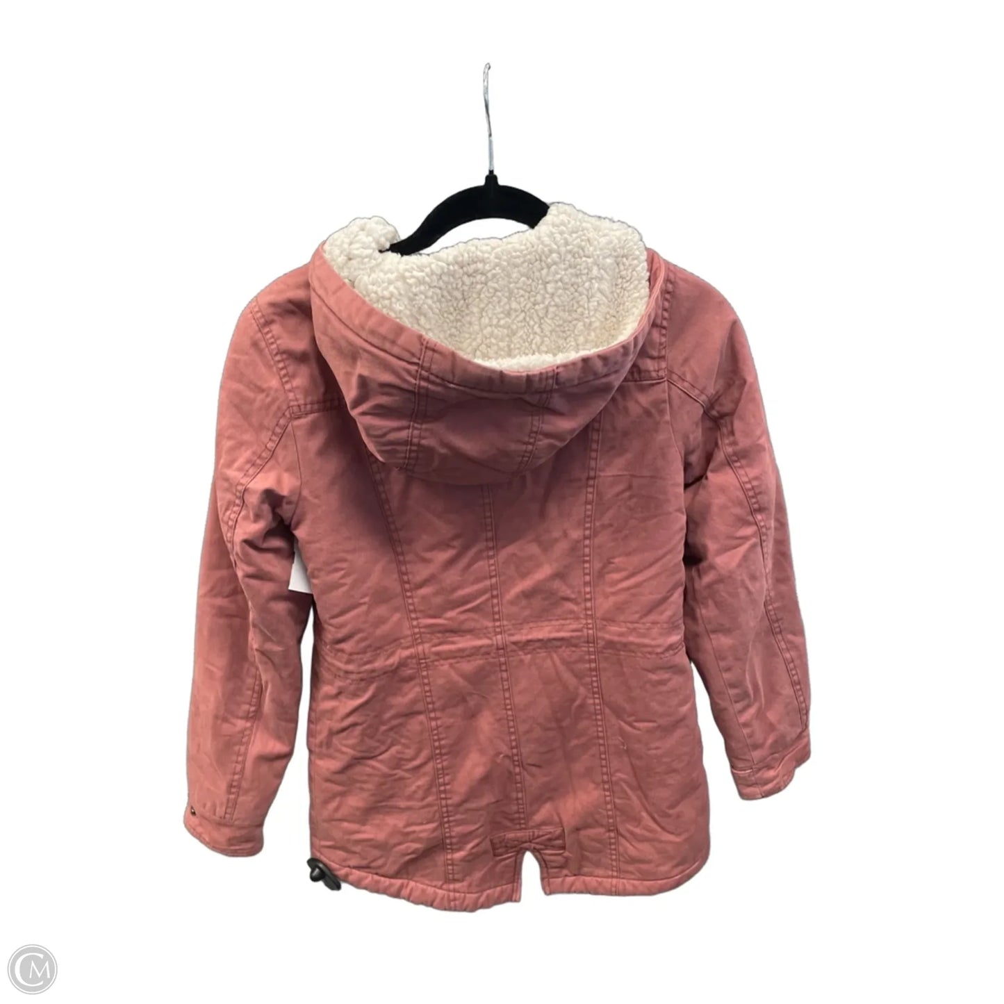 Jacket Faux Fur & Sherpa By Sebby In Pink & White, Size: Xs