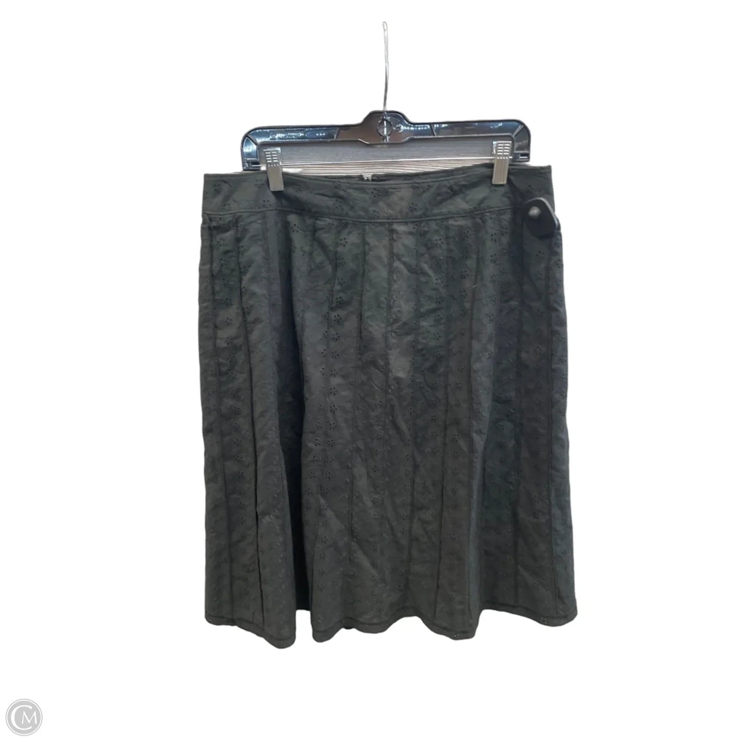 Skirt Midi By Clothes Mentor In Black, Size: 12