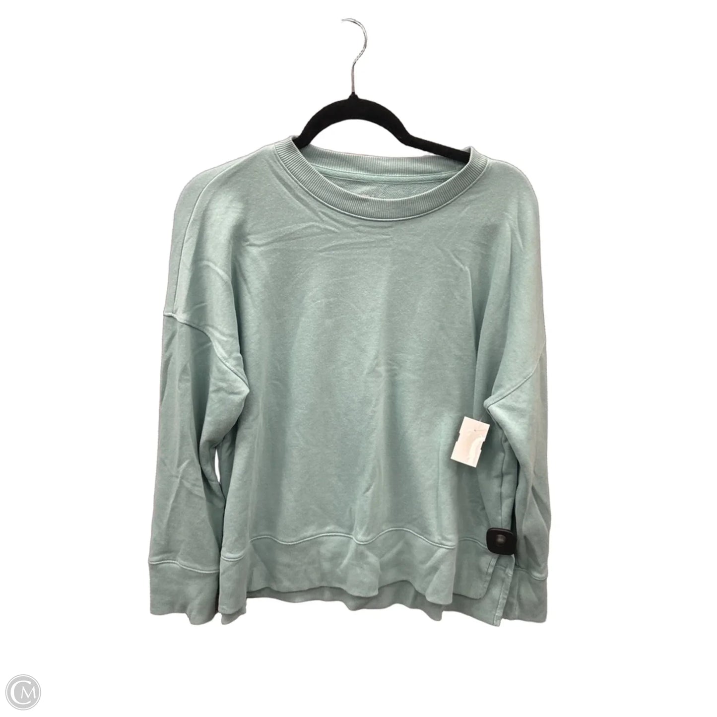 Top Long Sleeve By Time And Tru In Green, Size: L