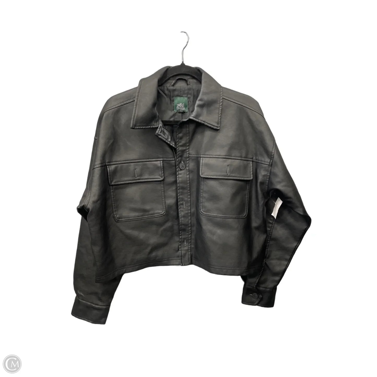 Jacket Shirt By Wild Fable In Black, Size: M