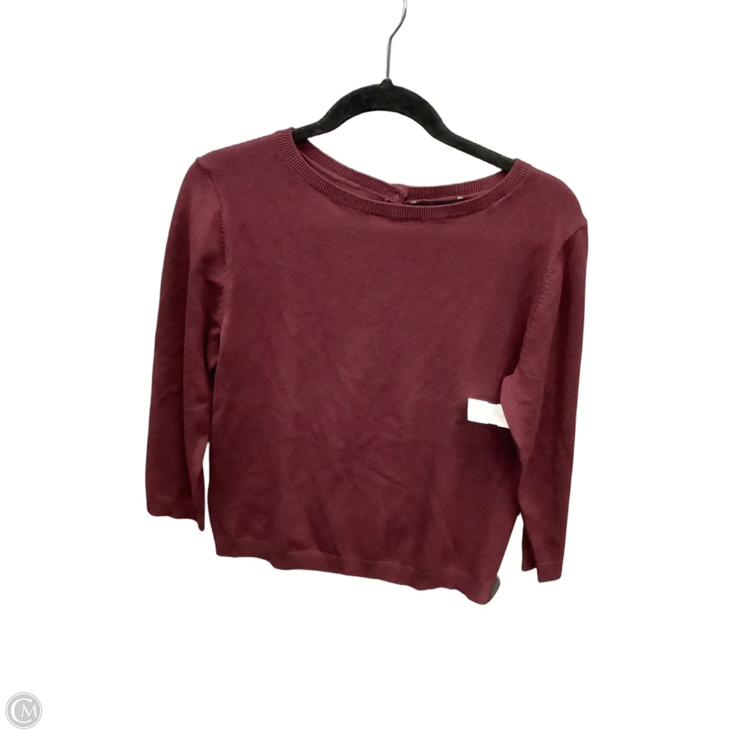 Top Long Sleeve By Ann Taylor In Red, Size: M