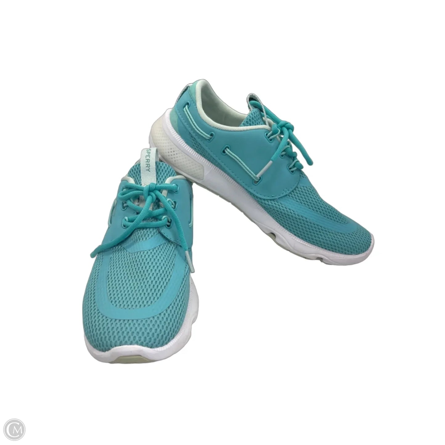 Shoes Athletic By Sperry In Green, Size: 7.5