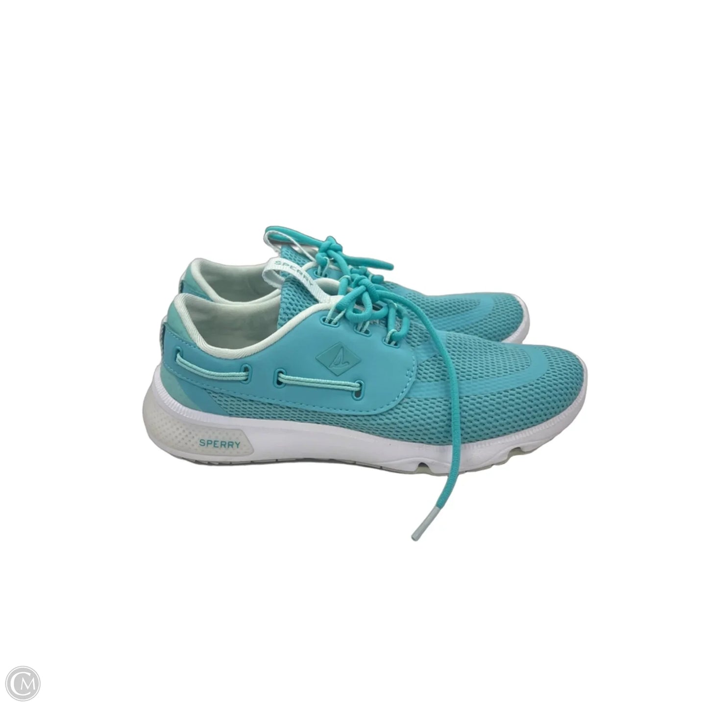 Shoes Athletic By Sperry In Green, Size: 7.5