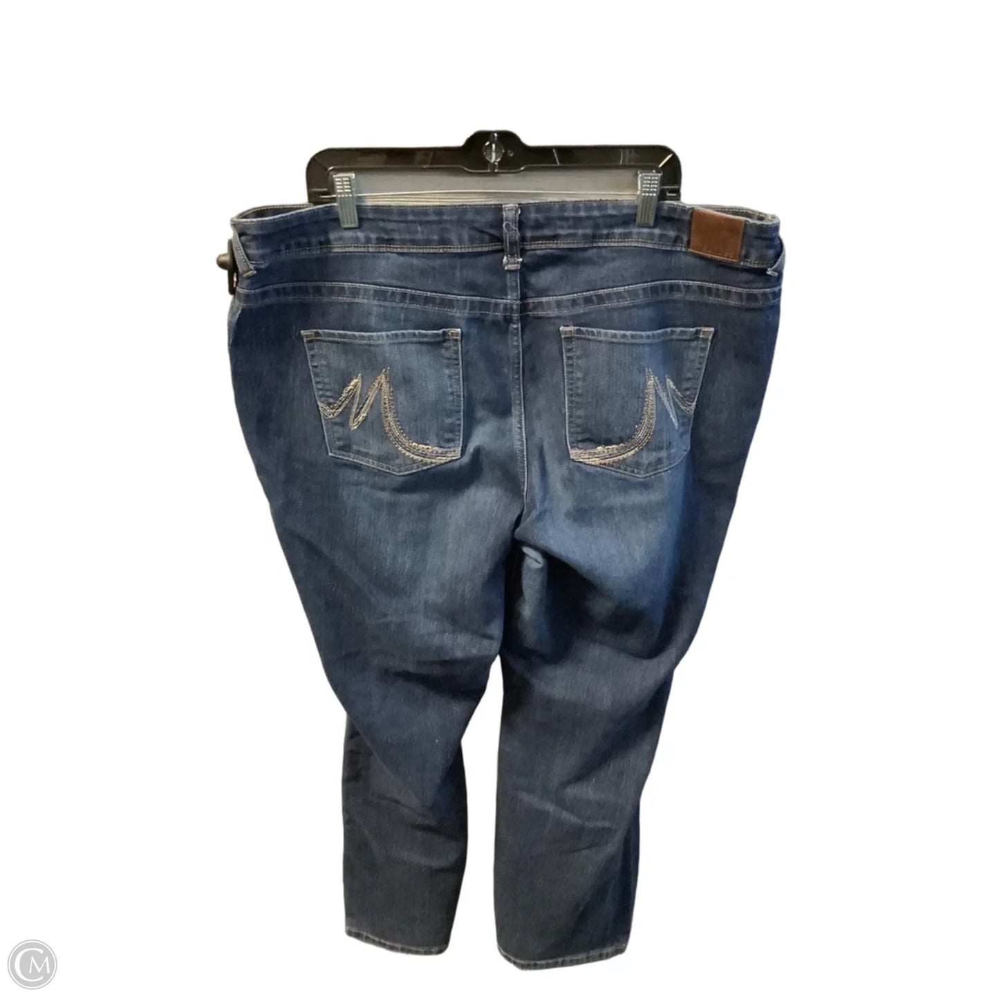 Jeans Straight By Maurices In Blue Denim, Size: 20