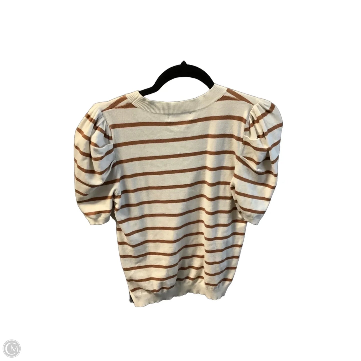 Top Short Sleeve By Dokotoo In Striped Pattern, Size: M