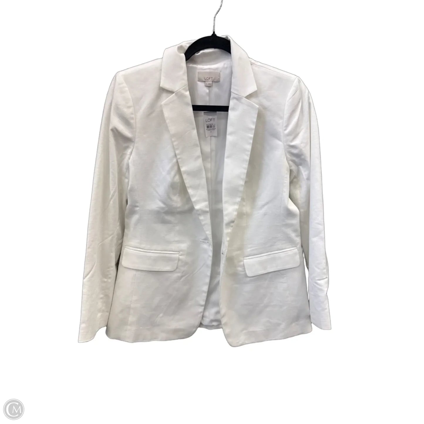 Blazer By Loft In White, Size: S