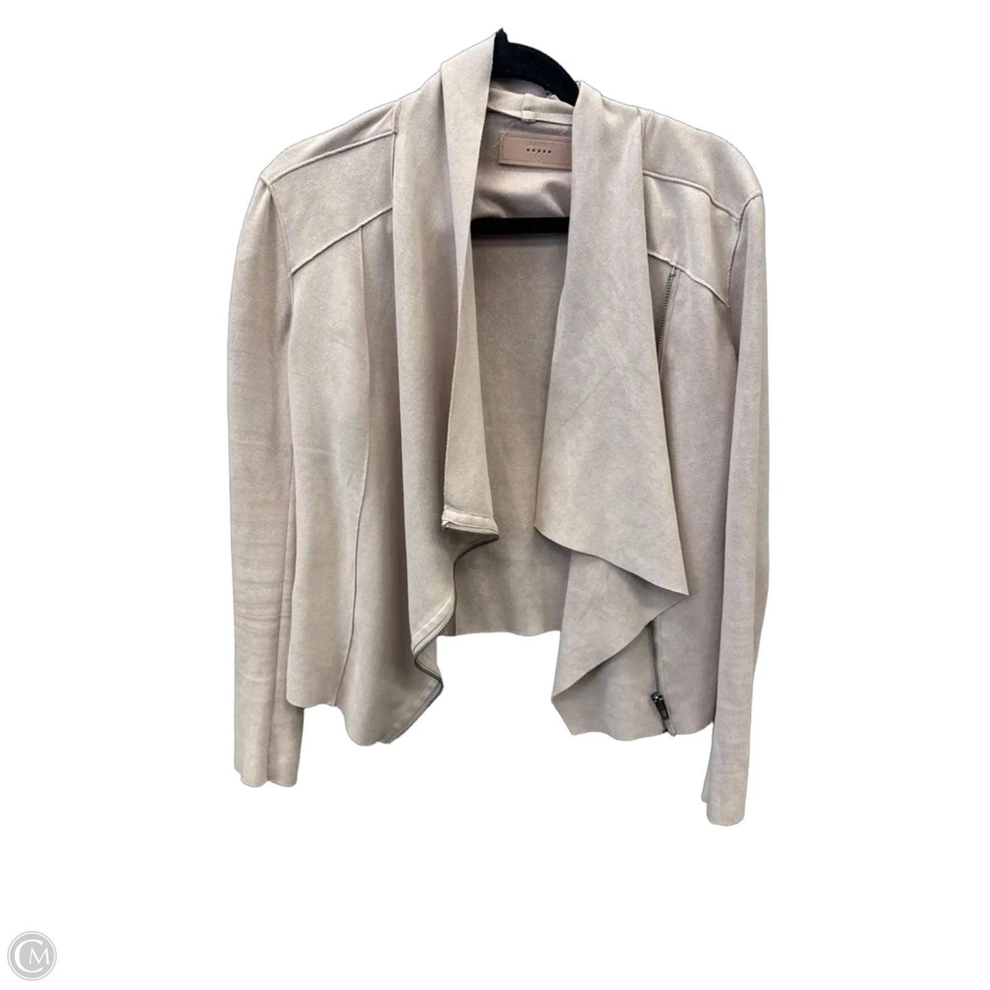 Top Long Sleeve By Banana Republic In Blue & Grey, Size: M