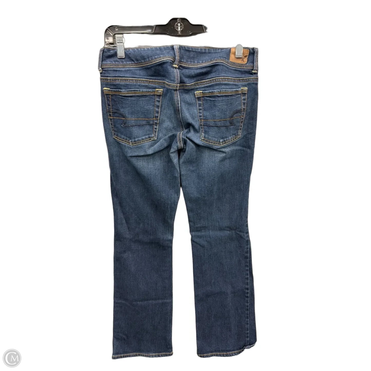 Jeans Boot Cut By American Eagle In Blue Denim, Size: 8