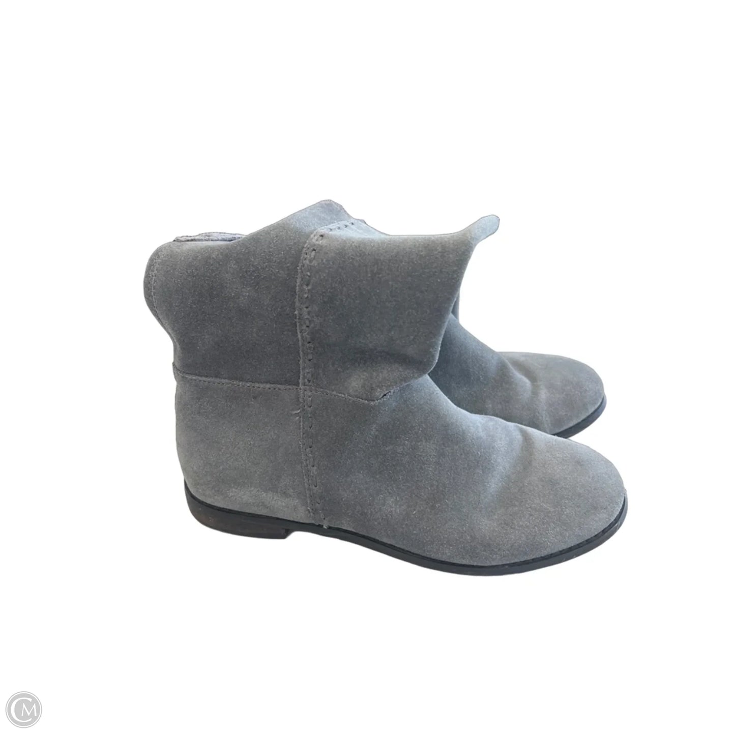 Boots Ankle Flats By Lands End In Grey, Size: 7