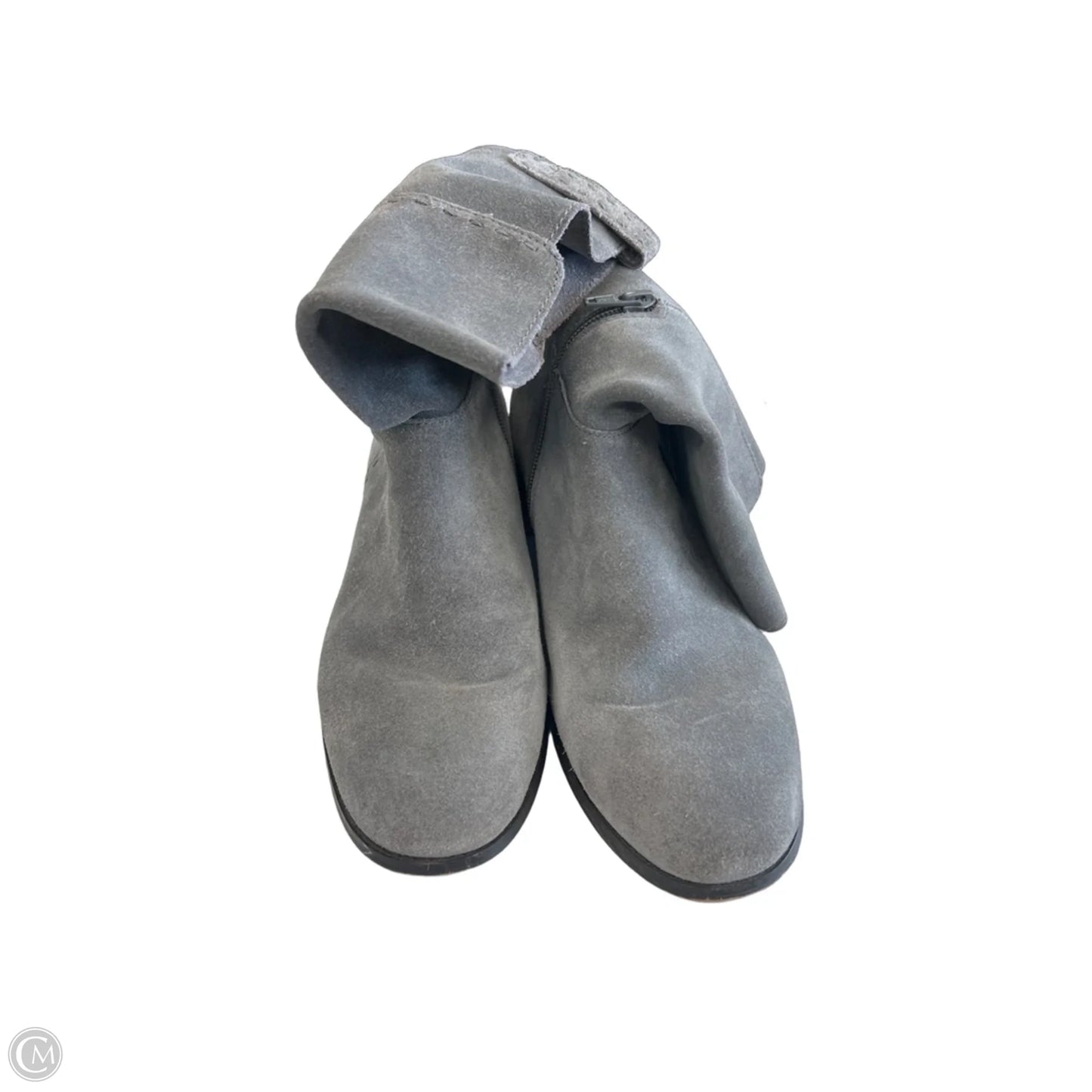 Boots Ankle Flats By Lands End In Grey, Size: 7