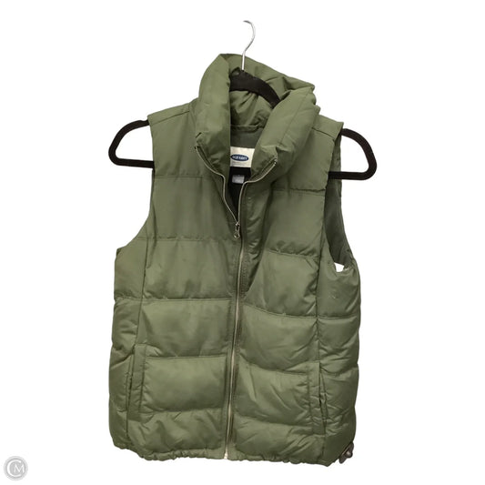 Vest Puffer & Quilted By Old Navy In Green, Size: M