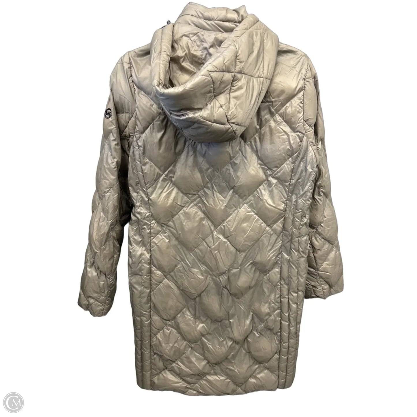 Coat Puffer & Quilted By Michael By Michael Kors In Grey, Size: M