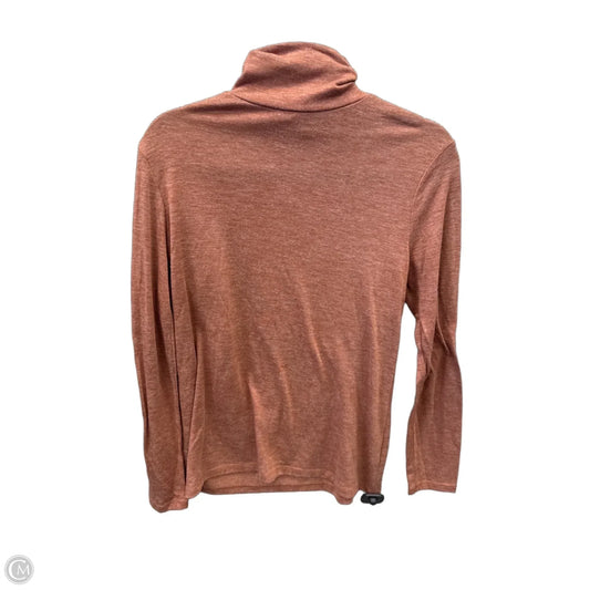 Top Long Sleeve By A New Day In Brown, Size: L
