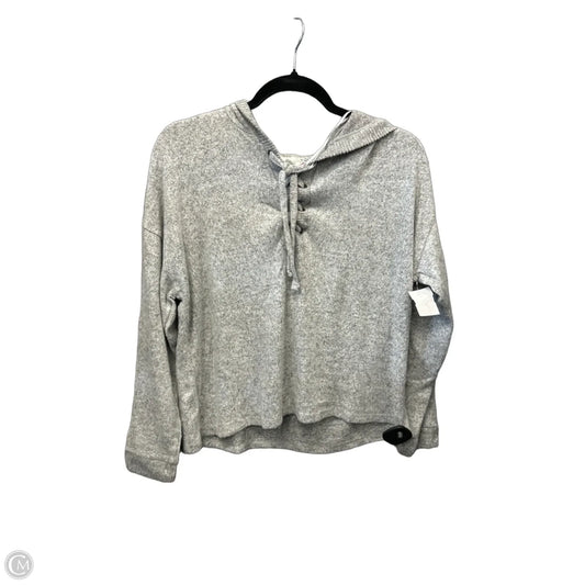 Top Long Sleeve By Pink Rose In Grey, Size: L