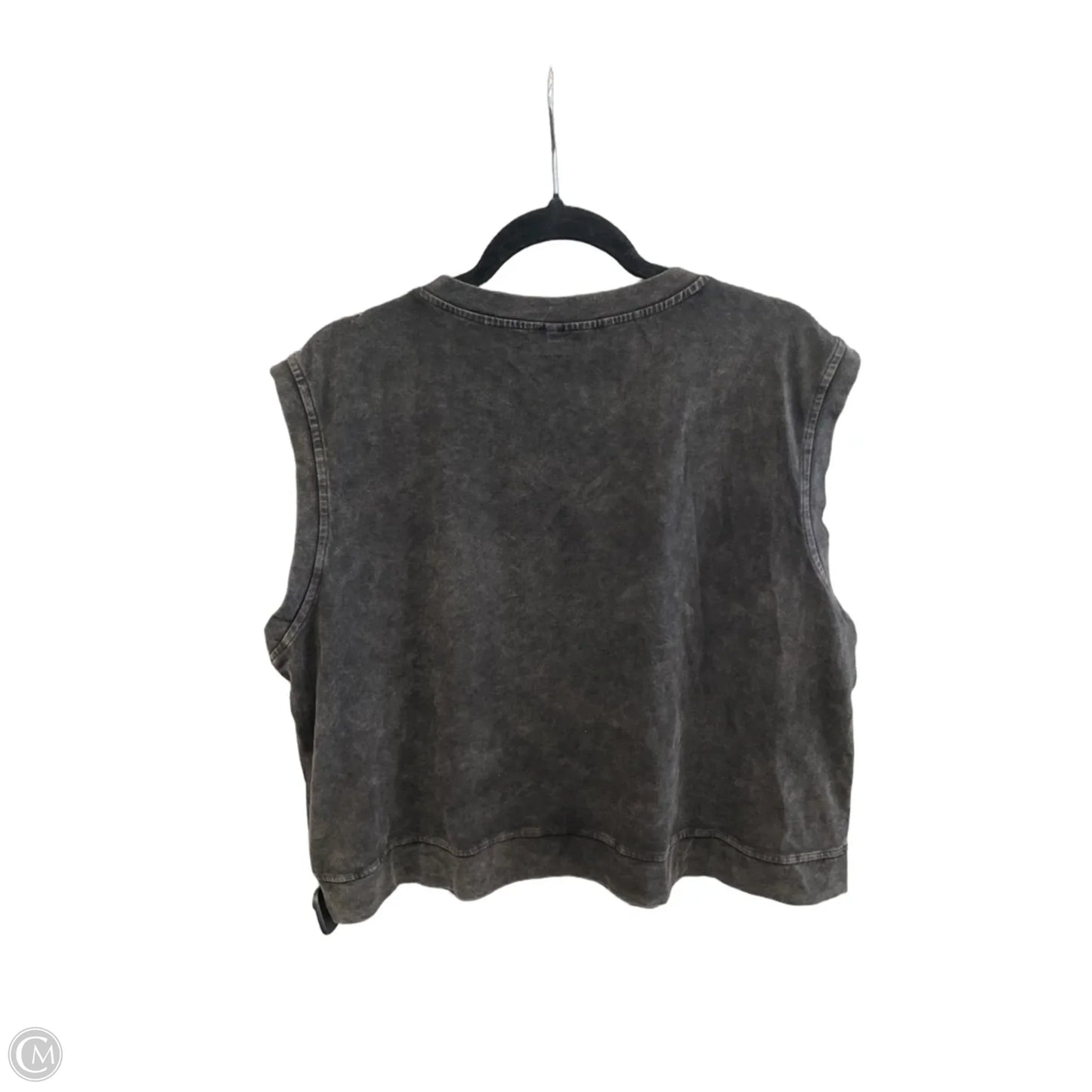 Top Short Sleeve By Clothes Mentor In Grey, Size: 2x