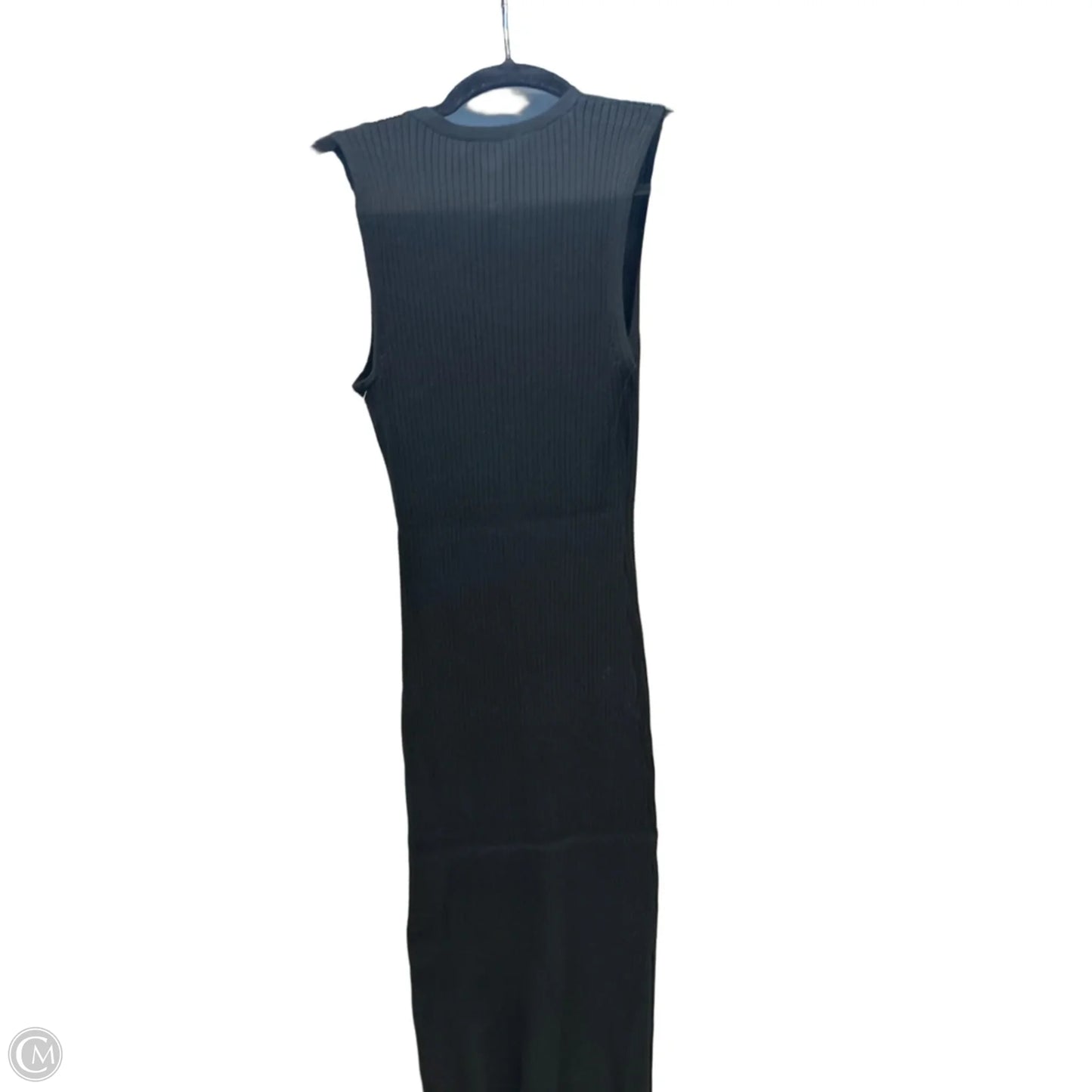 Dress Casual Midi By Calvin Klein In Black, Size: L