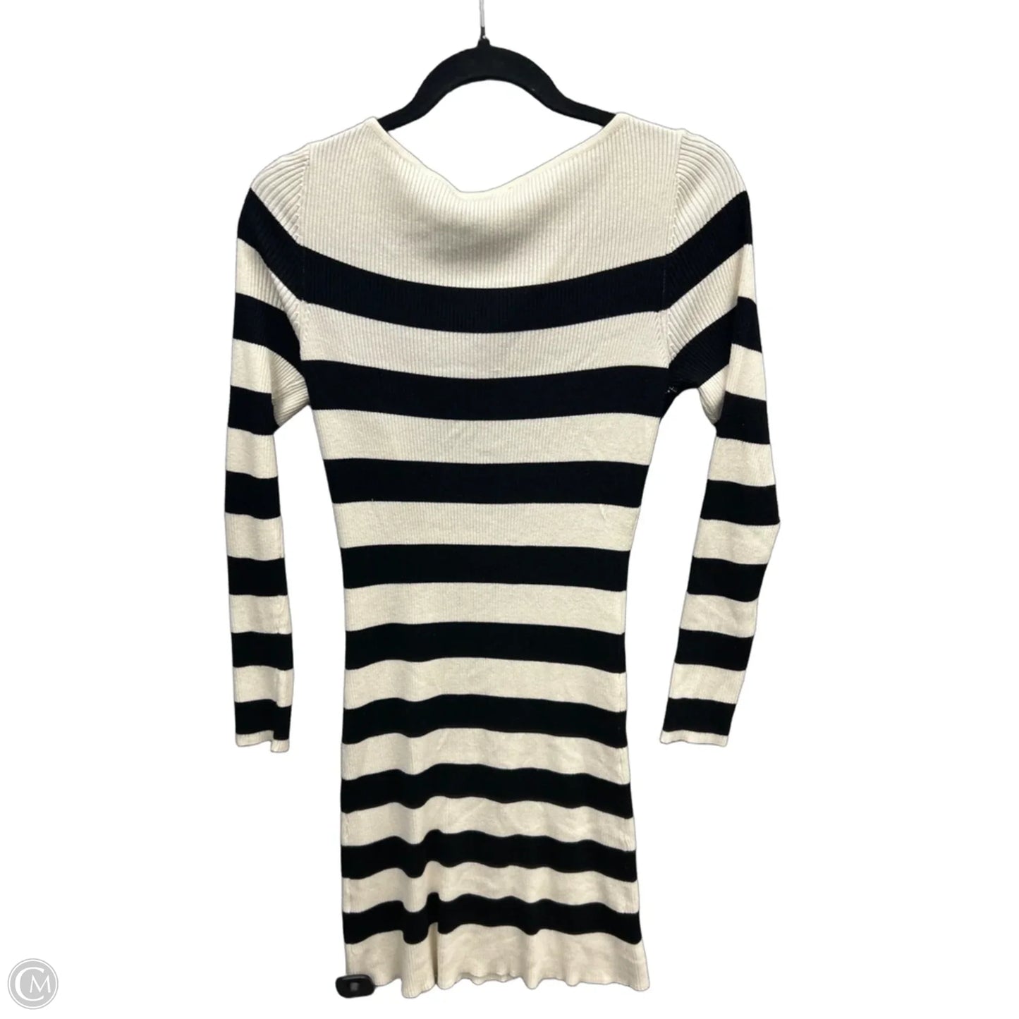 Dress Casual Midi By Clothes Mentor In Striped Pattern, Size: M