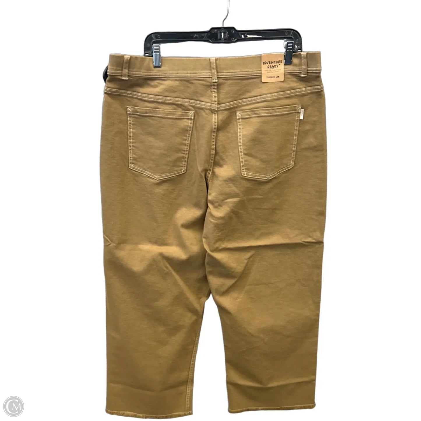 Jeans Straight By Toad & Co In Tan, Size: 18