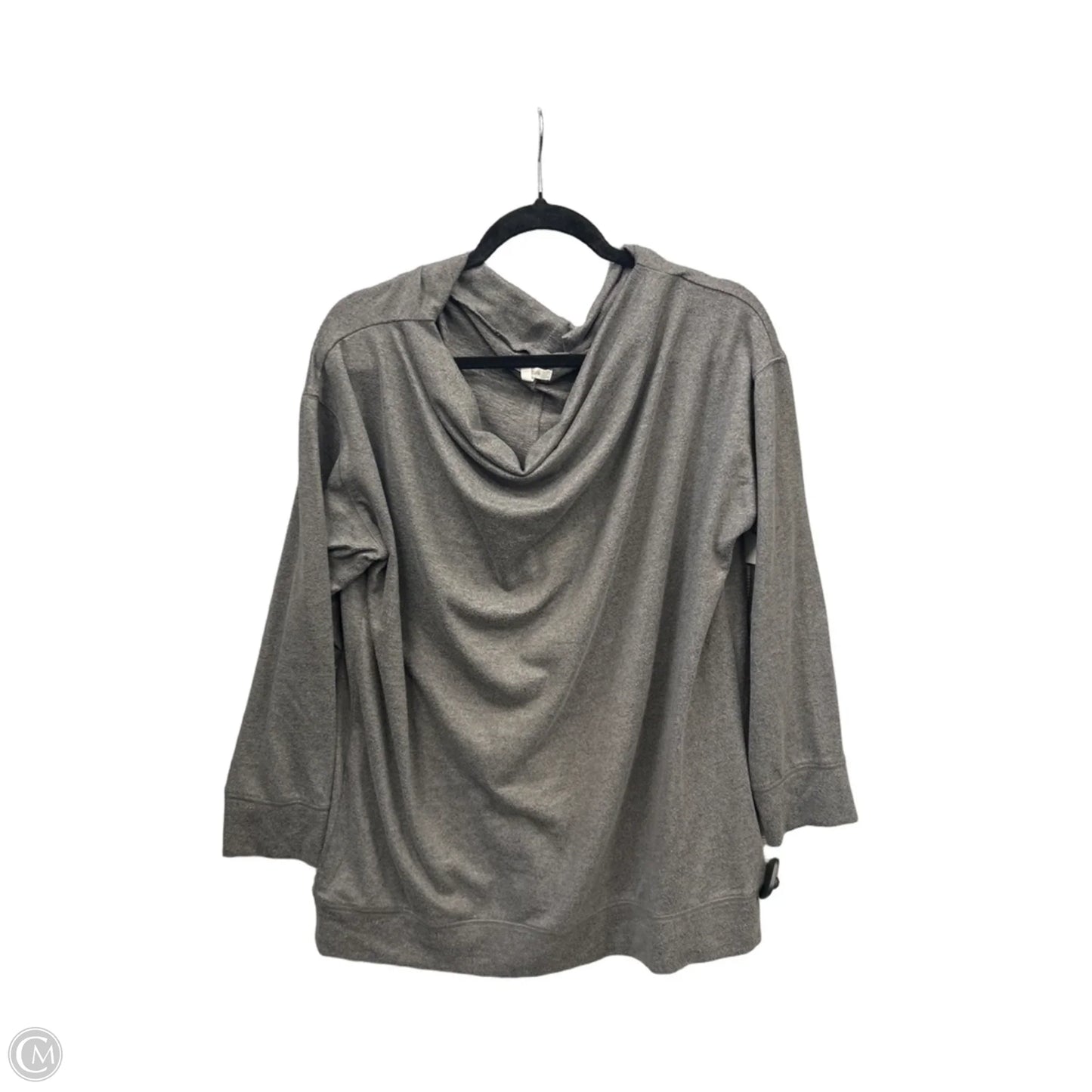 Top Long Sleeve By Maurices In Grey, Size: 1x