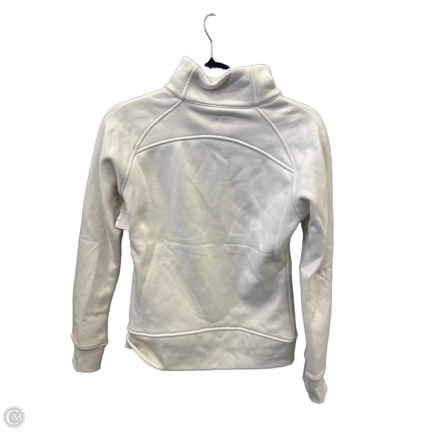 Sweatshirt Collar By Cmb In Cream, Size: S