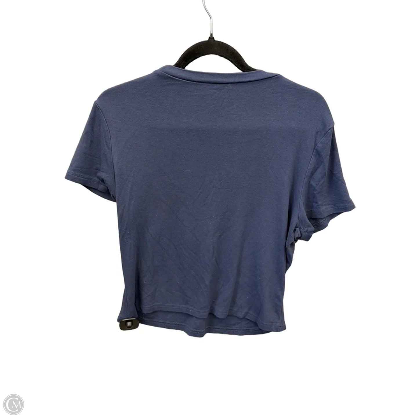 Top Short Sleeve By Shein In Blue, Size: Xl