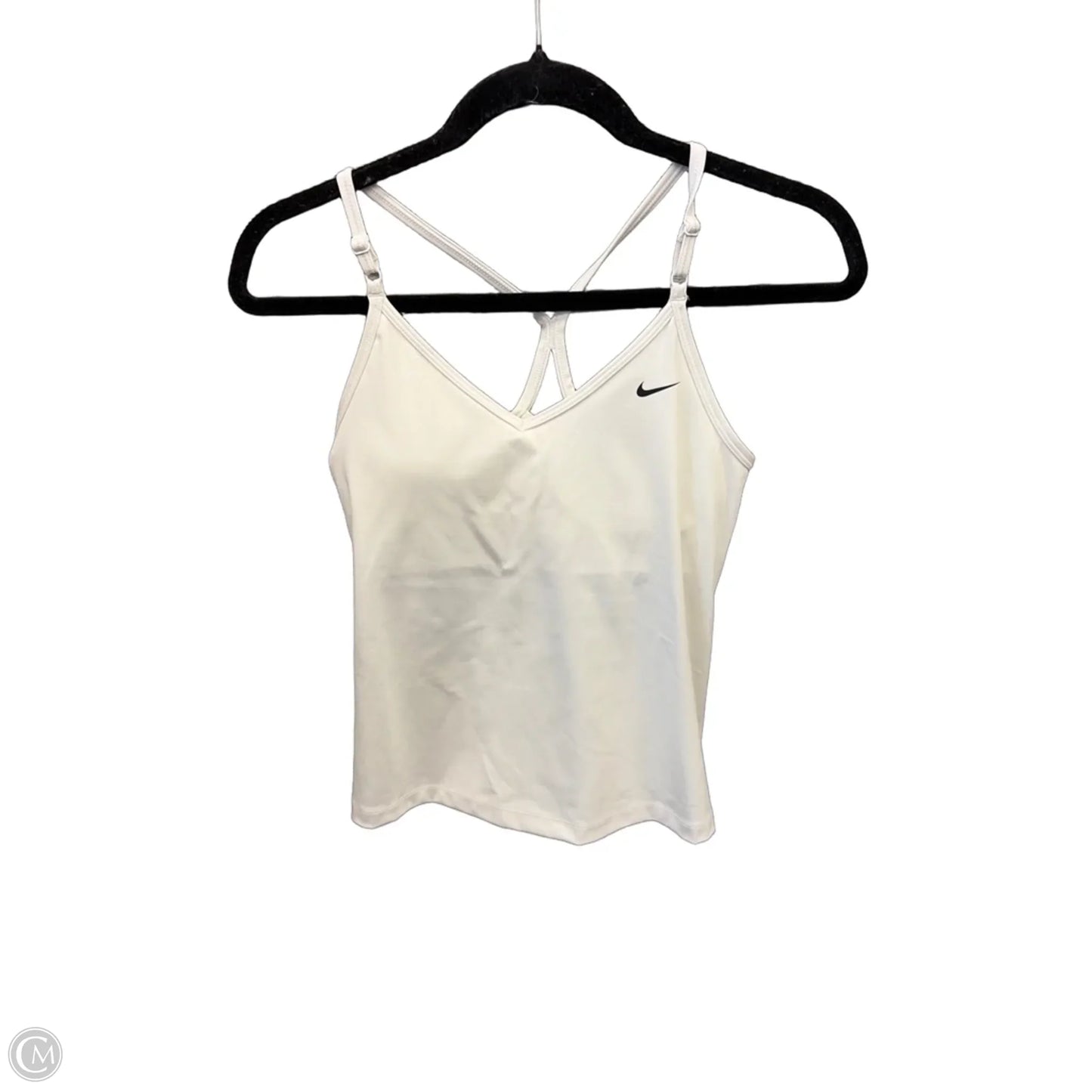 Athletic Tank Top By Nike Apparel In White, Size: S