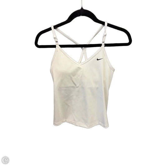 Athletic Tank Top By Nike Apparel In White, Size: S