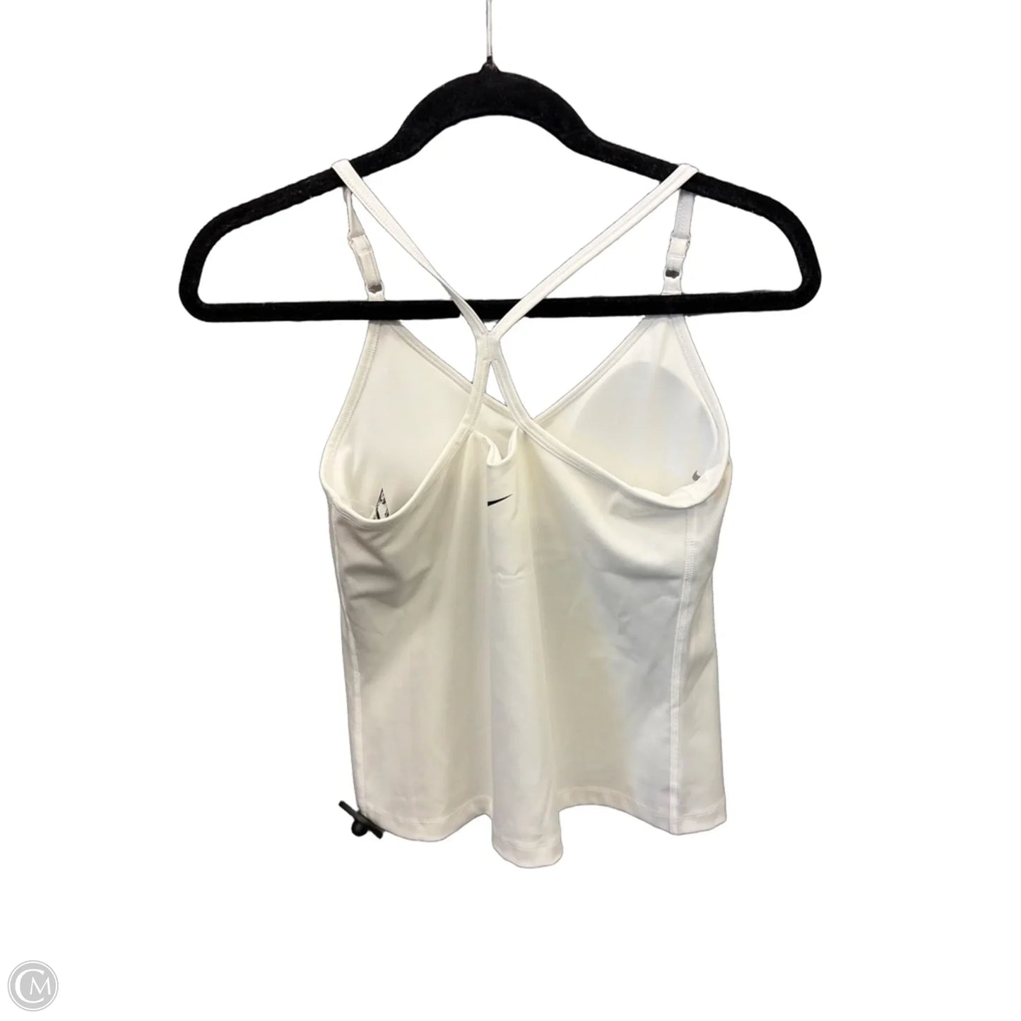 Athletic Tank Top By Nike Apparel In White, Size: S