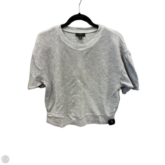 Sweater Short Sleeve By J. Crew In Grey, Size: S