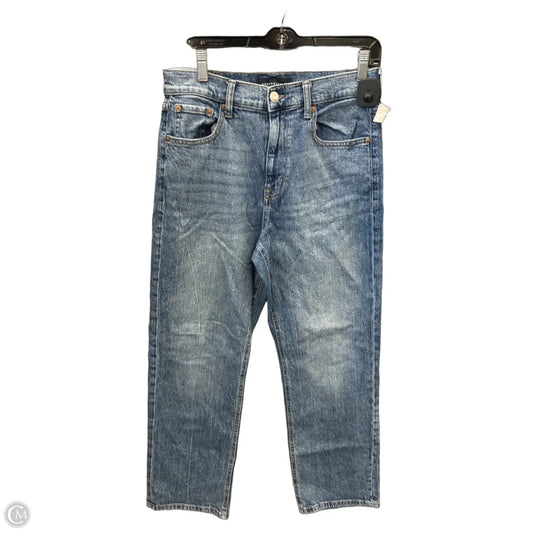 Jeans Straight By Aeropostale In Blue Denim, Size: 8
