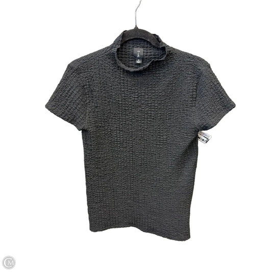 Top Short Sleeve By Clothes Mentor In Black, Size: M
