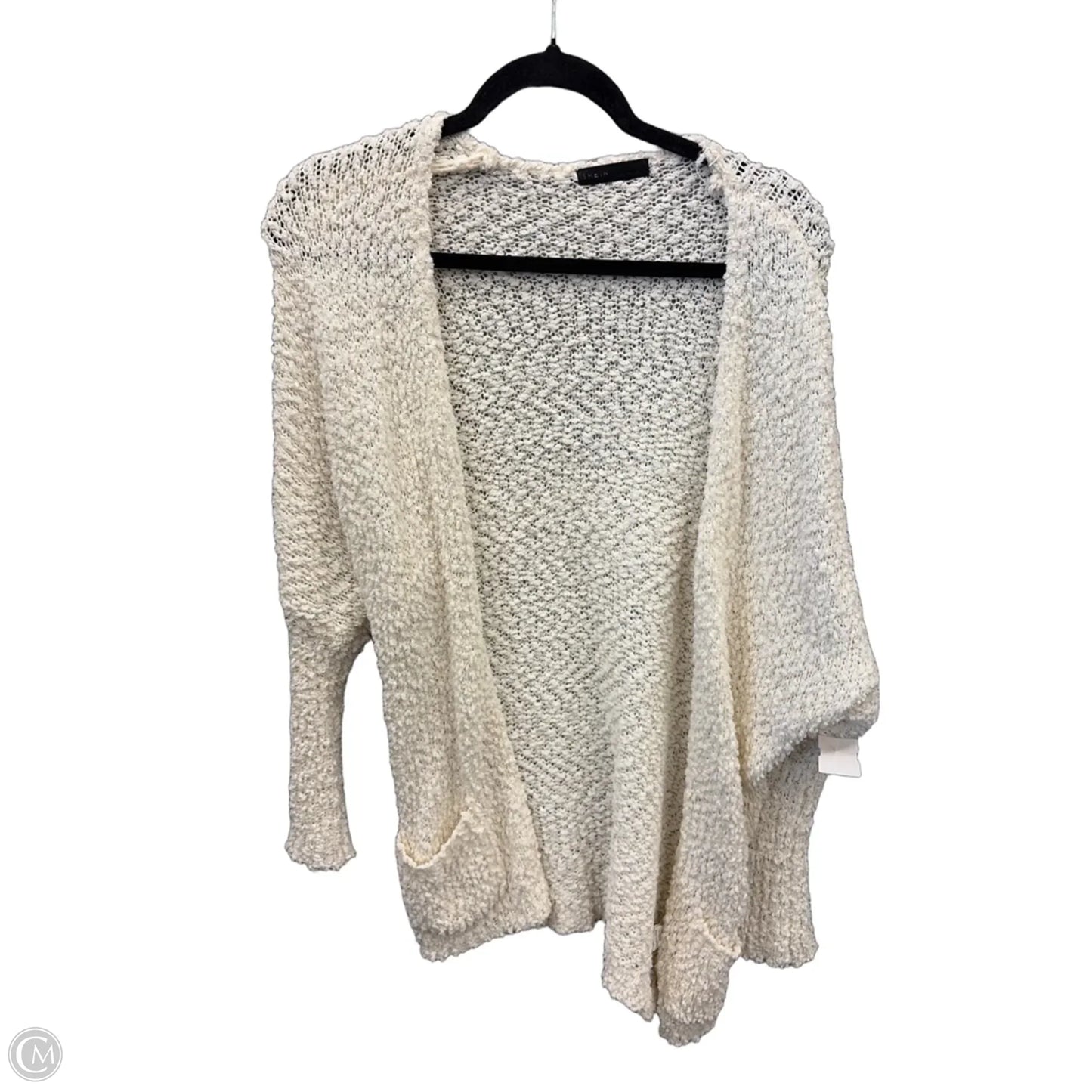 Sweater Cardigan By Shein In White, Size: M