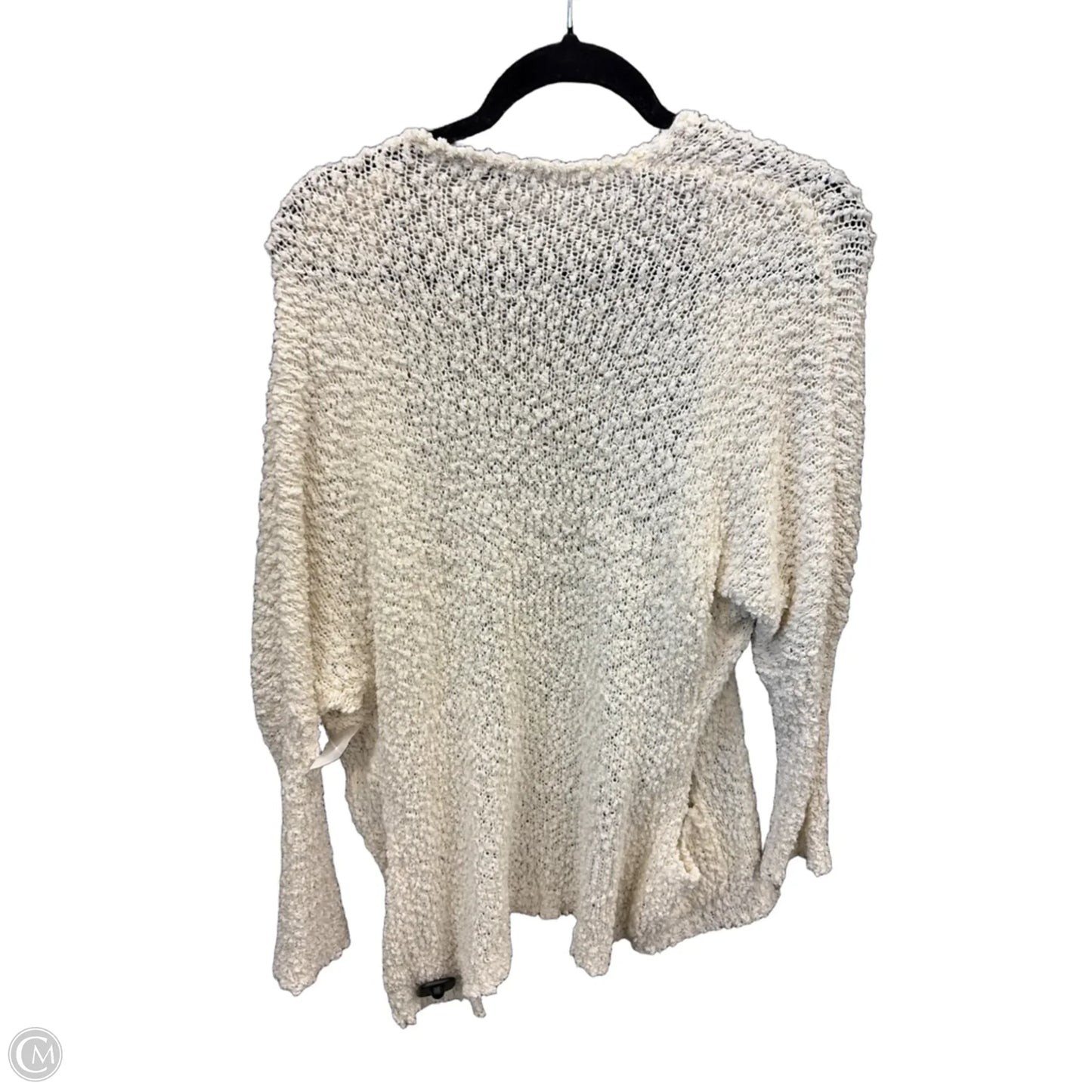 Sweater Cardigan By Shein In White, Size: M