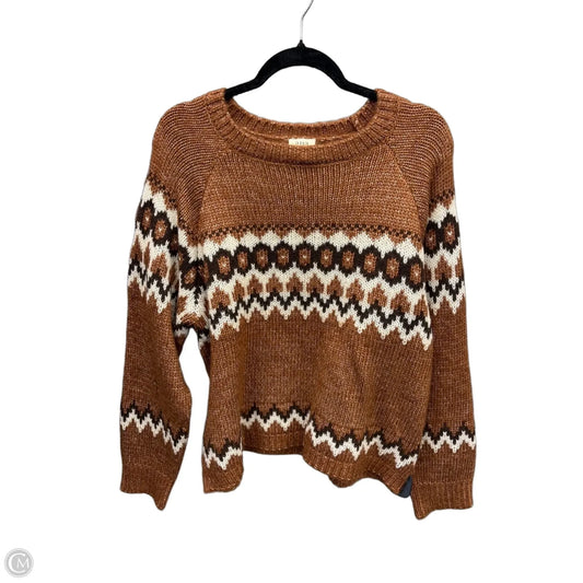 Sweater By Ana In Brown, Size: L