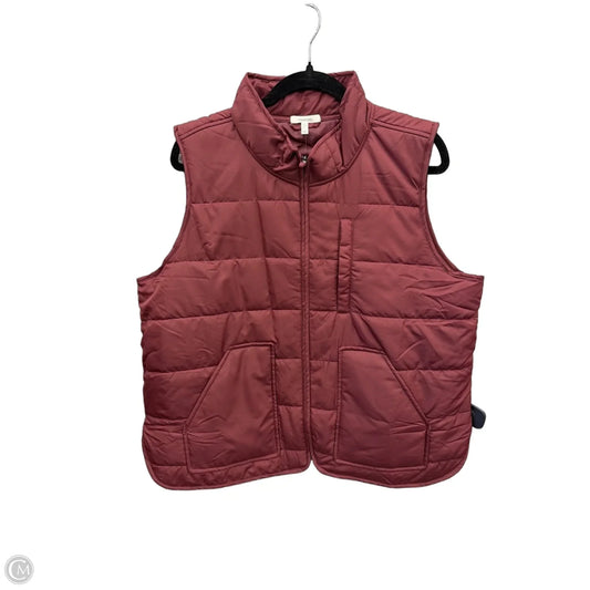 Vest Puffer & Quilted By Maurices In Red, Size: Xl