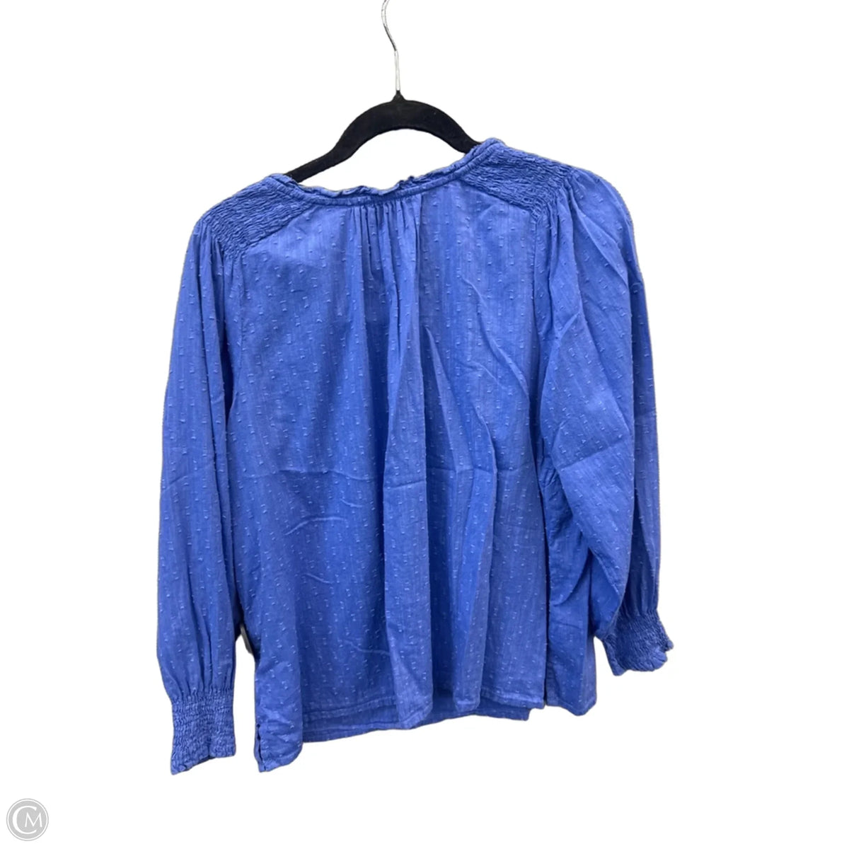 Top Long Sleeve By Talbots In Blue, Size: Xl