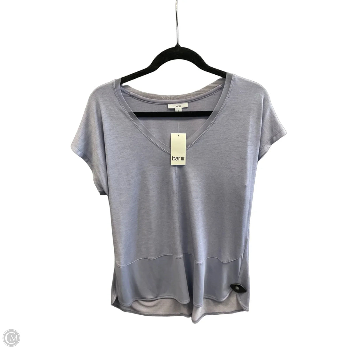 Top Short Sleeve By Bar Iii In Purple, Size: M