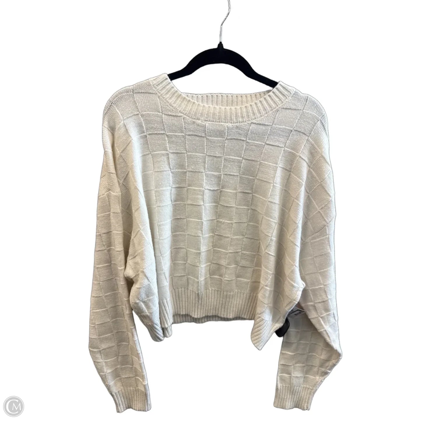 Sweater By Double Zero In White, Size: L