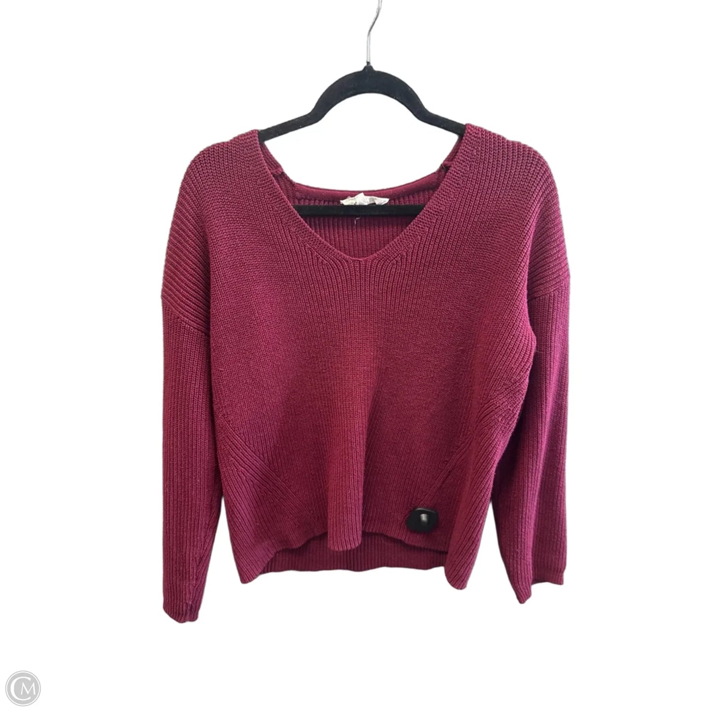 Sweater By Clothes Mentor In Red, Size: M